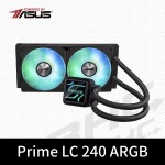 華碩 Prime LC 240 ARGB 水冷散熱器/可替換無限鏡上蓋/6年