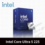 Intel® Core Ultra 5 225 10核心處理器 4.4GHz(Turbo 4.9GHz) / L3 20MB/Xe-core