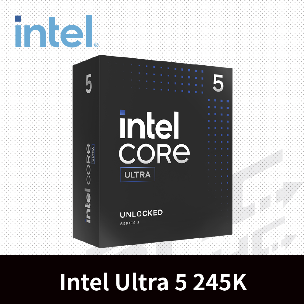 Intel® Core Ultra 5 245K 14核心處理器 4.2GHz(Turbo 5.2GHz) / L3 24MB/125W