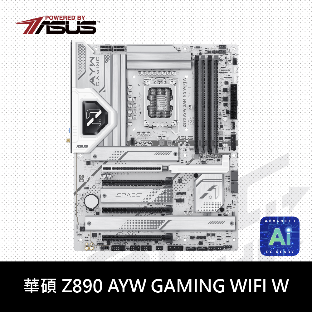 華碩 Z890 AYW GAMING WIFI W (白)